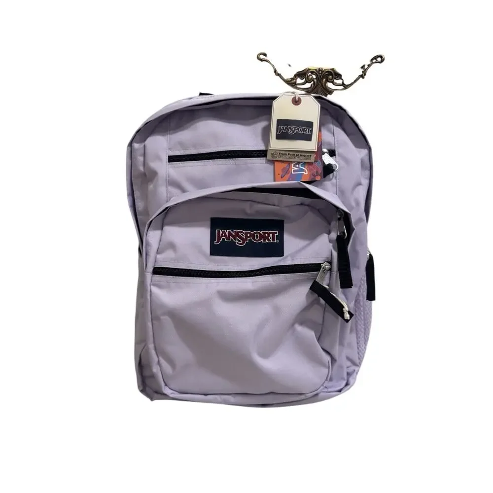 Jansport Big Student School Backpack Ex Large Pastel Lilac JS0A47JK5 NEW